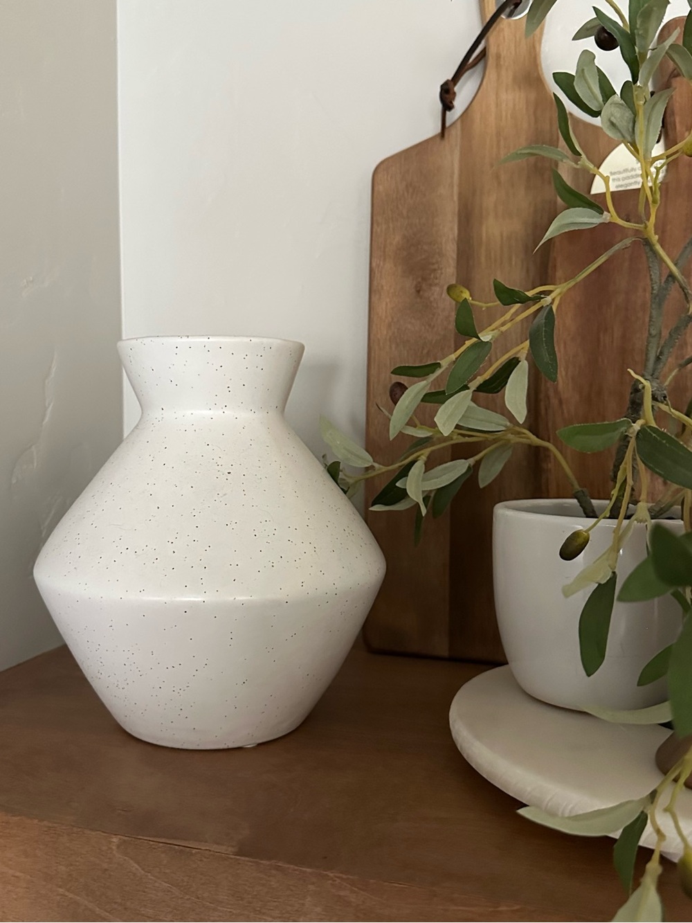 Ceramic Speckled Vase